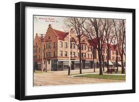 Scoville Block, Oak Park, Illinois-null-Framed Art Print