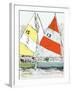 Scow Sails-James Lord-Framed Giclee Print