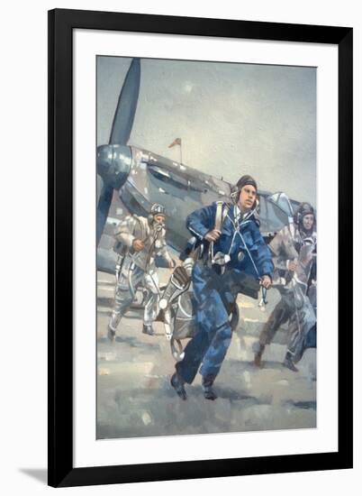 Scramble for the Skies-Peter Miller-Framed Giclee Print