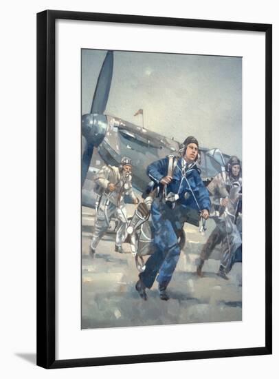 Scramble for the Skies-Peter Miller-Framed Giclee Print