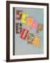 Scrap Book Cover-null-Framed Art Print