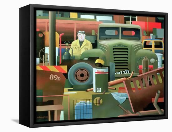 Scrap Merchant, 1983-Reg Cartwright-Framed Stretched Canvas