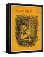 Scrap The Blues-null-Framed Stretched Canvas