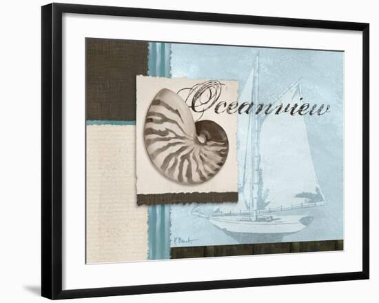 Scrapbook Shell I-Paul Brent-Framed Art Print