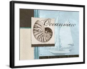 Scrapbook Shell I-Paul Brent-Framed Art Print