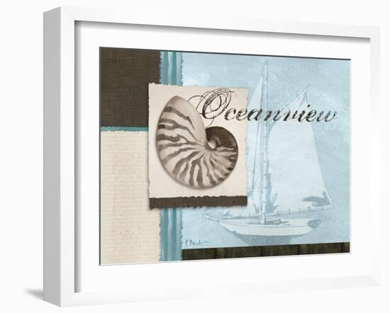 Scrapbook Shell I-Paul Brent-Framed Art Print