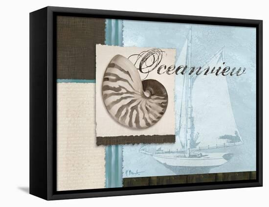 Scrapbook Shell I-Paul Brent-Framed Stretched Canvas