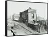 Scrapyard by Cat and Mutton Bridge, Shoreditch, London, January 1903-null-Framed Stretched Canvas