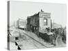 Scrapyard by Cat and Mutton Bridge, Shoreditch, London, January 1903-null-Stretched Canvas