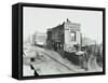 Scrapyard by Cat and Mutton Bridge, Shoreditch, London, January 1903-null-Framed Stretched Canvas