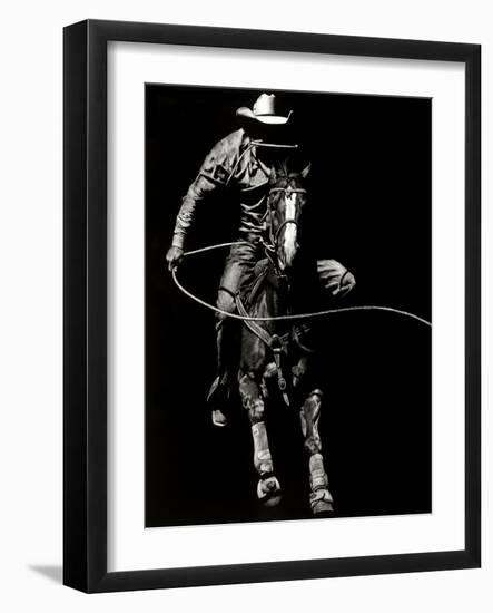 Scratchboard Rodeo VIII-Julie Chapman-Framed Art Print