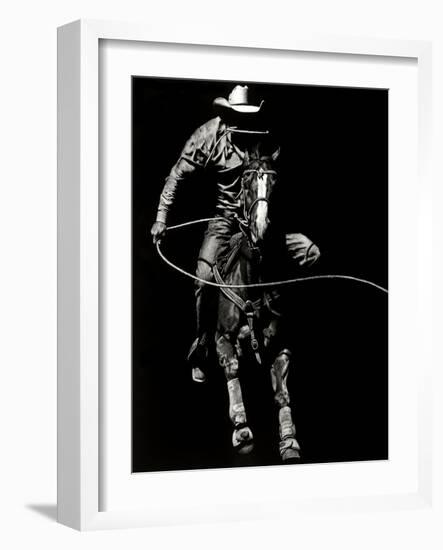 Scratchboard Rodeo VIII-Julie Chapman-Framed Art Print