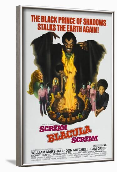 Scream Blacula Scream, 1973-null-Framed Art Print