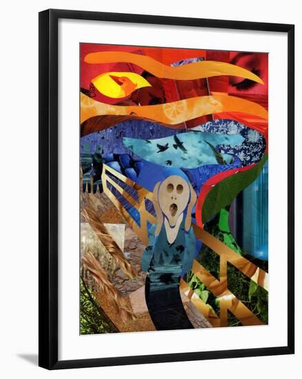 Scream-Artpoptart-Framed Giclee Print