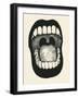 Screaming Mouth. Vector Illustration.-jumpingsack-Framed Art Print