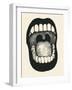 Screaming Mouth. Vector Illustration.-jumpingsack-Framed Art Print