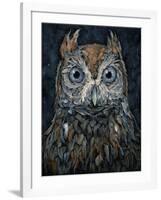 Screech Owl-Jamin Still-Framed Giclee Print