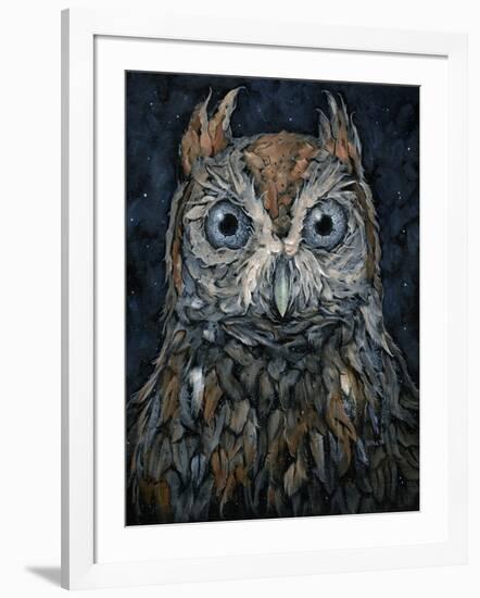 Screech Owl-Jamin Still-Framed Giclee Print