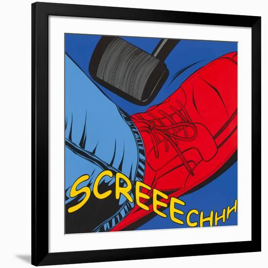 Screeechhh-Deborah Azzopardi-Framed Art Print