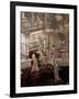 Screen Called 'Coromandel' with Scenes from the Life in the Forbidden Town of Peking: Horsemen and-null-Framed Giclee Print