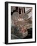 Screen Called 'Coromandel' with Scenes from the Life in the Forbidden Town of Peking: Musicians-null-Framed Giclee Print