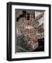 Screen Called 'Coromandel' with Scenes from the Life in the Forbidden Town of Peking: Musicians-null-Framed Giclee Print