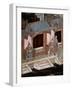 Screen Called 'Coromandel' with Scenes from the Life in the Forbidden Town of Peking: The Entrance-null-Framed Giclee Print