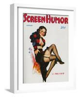 Screen Humor, 1934, USA-null-Framed Giclee Print