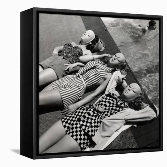 Screen Masks Protecting from the Sun"S Burning Rays-null-Framed Stretched Canvas