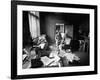 Screenwriter Charles Brackett and Director Billy Wilder Working in Studio Office-Peter Stackpole-Framed Premium Photographic Print