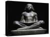 Scriba, Diorite Statue, Old Kingdom-null-Stretched Canvas