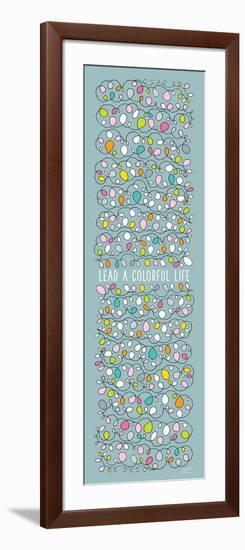 Scribble - Colorful Life-Dominique Vari-Framed Art Print