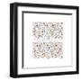 Scribbles - Life Is-Dominique Vari-Framed Art Print