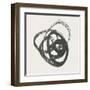 Scribbly Black III-Moira Hershey-Framed Art Print