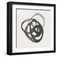 Scribbly Black III-Moira Hershey-Framed Art Print