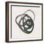 Scribbly Black III-Moira Hershey-Framed Art Print