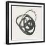 Scribbly Black III-Moira Hershey-Framed Art Print