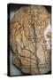 Scribe in Prayer on Piece of Limestone, New Kingdom, 20th Dynasty-null-Stretched Canvas