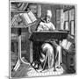 Scribe or Copyist, 15th Century-null-Mounted Giclee Print