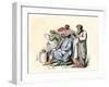 Scribes Using the Stylus and Other Means of Writing in Ancient Times-null-Framed Giclee Print