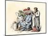 Scribes Using the Stylus and Other Means of Writing in Ancient Times-null-Mounted Giclee Print