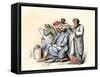 Scribes Using the Stylus and Other Means of Writing in Ancient Times-null-Framed Stretched Canvas