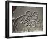 Scribes Writing from Dictation, Wall Fragment-null-Framed Giclee Print