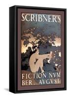 Scribner's Fiction, August 1897-Maxfield Parrish-Framed Stretched Canvas
