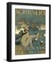 Scribner's Fiction Number. August-Maxfield Parrish-Framed Art Print