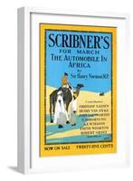 Scribner's for March, the Automobile in Africa by Sir Henry Norman, MP.-Adolph Treidler-Framed Art Print