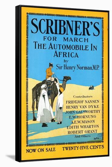 Scribner's For March, The Automobile In Africa By Sir Henry Norman, Mp.-Adolph Treidler-Framed Stretched Canvas