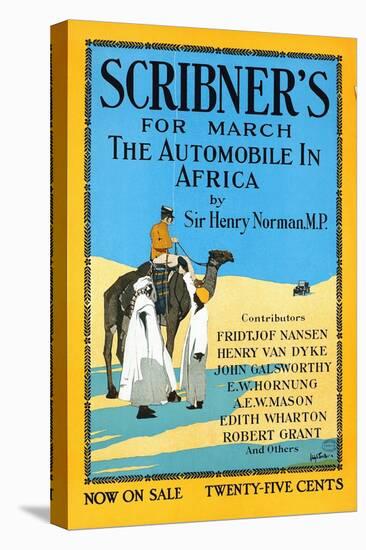 Scribner's For March, The Automobile In Africa By Sir Henry Norman, Mp.-Adolph Treidler-Stretched Canvas