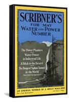 Scribner's for May, Water and Power Number-Adolph Treidler-Framed Stretched Canvas