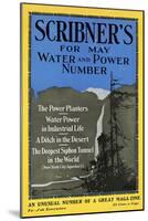 Scribner's For May, Water And Power Number-Adolph Treidler-Mounted Art Print